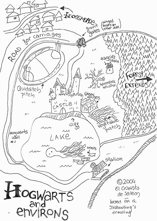 霍格沃茨魔法地图